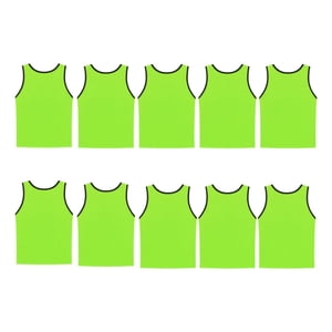 Linea Sport - Pack X10 Chalecos Deportivo De Malla Peto Calado Cerrado Niños