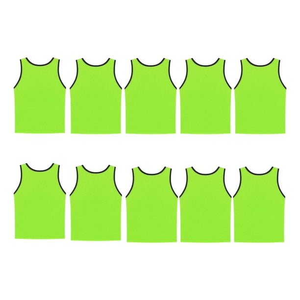 Pack X10 Chaleco Deportivo De Malla Peto Calado Adulto XL