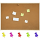 thumbnail image 1 of Pizarra de corcho 50 x 70 borde de madera colgar en pared #2, 1 of 3