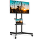 thumbnail image 1 of Soporte Pedestal TV con Ruedas 32 a 65" Base para Notebook VESA Universal 50 kg Negro, 1 of 3