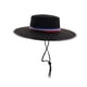 thumbnail image 1 of Sombrero Huaso Chileno Negro Tricolor Ideal Fiestas Patrias, 1 of 4