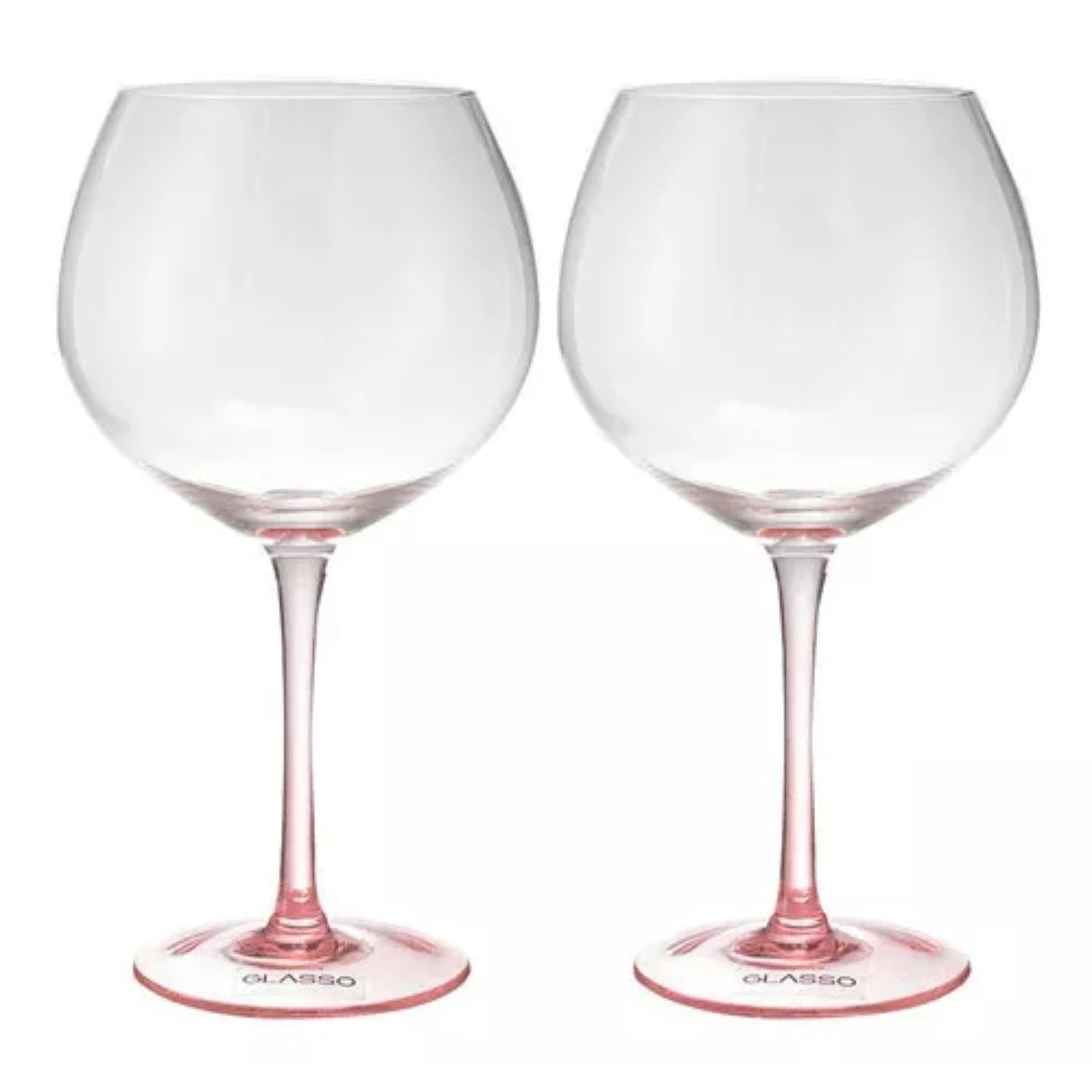Set 2 Copas Aperitivo Cristal Rosa 640ml Cocktail Glasso