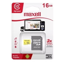 Maxell - Tarjeta Memoria Micro Sd 16Gb Clase 10 90Mb/S Uhs-1