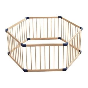 Concepts Life - Corral Portátil De Madera Hexagonal Para Niños