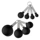 thumbnail image 4 of de 8 cucharas medidoras portátiles con de material acero inoxidable, plástico PP de fácil almacenamiento para Bar, , cocina, proteína en polvo, Negro, 4 of 5