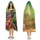 thumbnail image 3 of El Libro de la Selva Manta Capa con Capucha Anti-Bolitas, Manta de Lana Ártica Suave, Manta Portátil de Felpa Ligera y Lujosa, Poncho para Siesta en Casa y Oficina, 100*130cm, 3 of 6