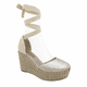 thumbnail image 1 of Sandalia con amarre Plateado Danicolle, 1 of 6