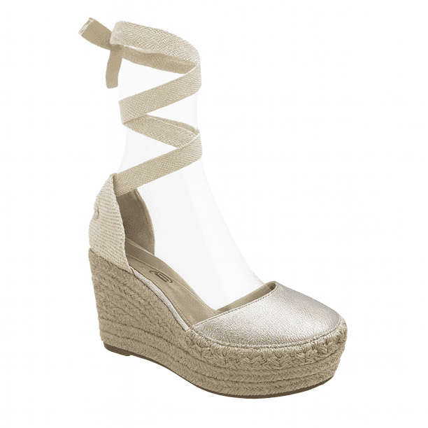 Sandalia con amarre Plateado Danicolle