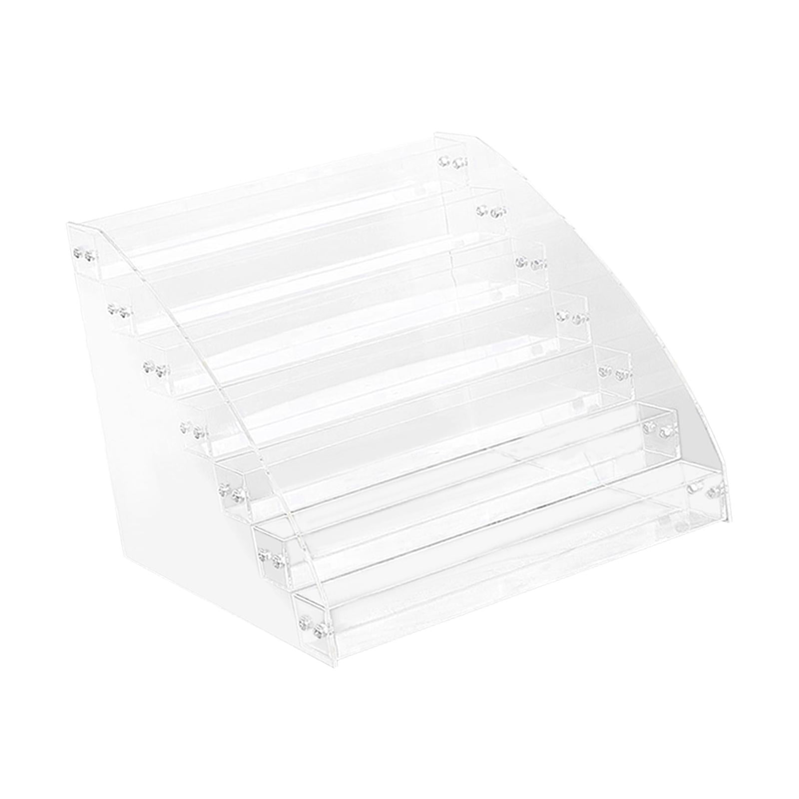 Magideal - Expositor De Acrílico Para Tarjetas De Presentación, Dispensador De Escritorio, Estante De Exhibición Para Artículos De Oficina Y Hogar, Para Juguetes 7 Niveles