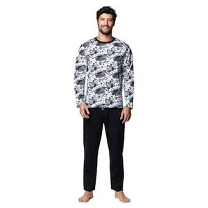 Pijama Hombre Invierno Algodón Dc C1 Top