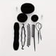 thumbnail image 1 of 6/7/9/14pcs Hair Styling Accessories Kit Set Bun Maker Hair Braid Tool For Making DIY Hair Styles Black Magic Hair Twist Styling Accessories For Girls Or Women, 1 of 5