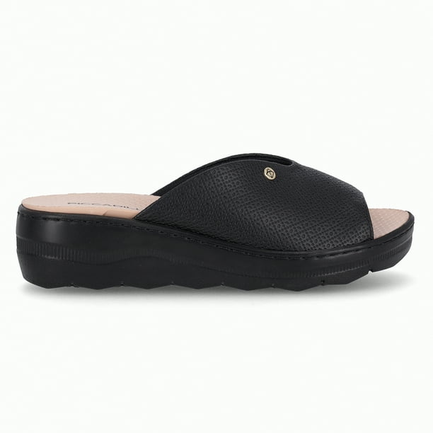 Sandalia Mujer Negro SPA Anabela Piccadilly