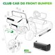 thumbnail image 5 of Parachoques delantero Panglong para Club Car DS (1993‑en‑adelante), 5 of 7