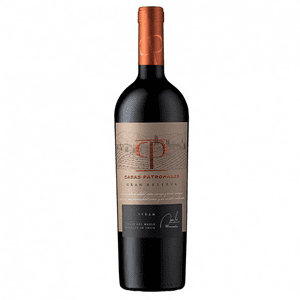 Vino Casas Patronales Gran Reserva Syrah 14,5° 750Cc