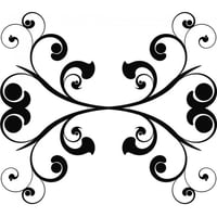 Rienda Libre Graphics - Decomural Embellishment Swirl Headboard Ws-18202