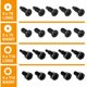 thumbnail image 4 of Tornillos para Timbre de Video HAO HELPER 20 piezas 4 juegos Negro, 4 of 7