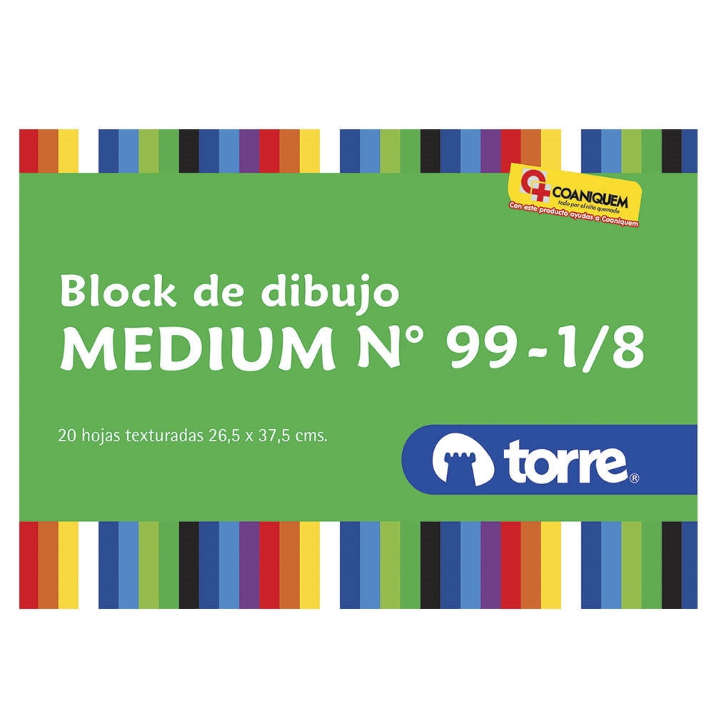 Torre - Block De Dibujo Medium 99