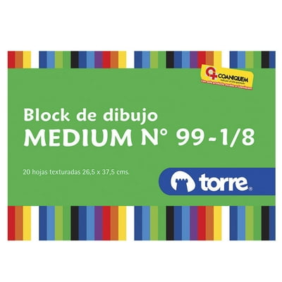 Block De Dibujo Medium 99 1 Un Torre