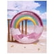 thumbnail image 2 of Flotador Inflable Redondo 70cm Rosado Arcoiris Infantil, 2 of 6