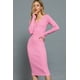 thumbnail image 2 of Vestido Midi Tipo Suéter con Cuello Henley, 2 of 5