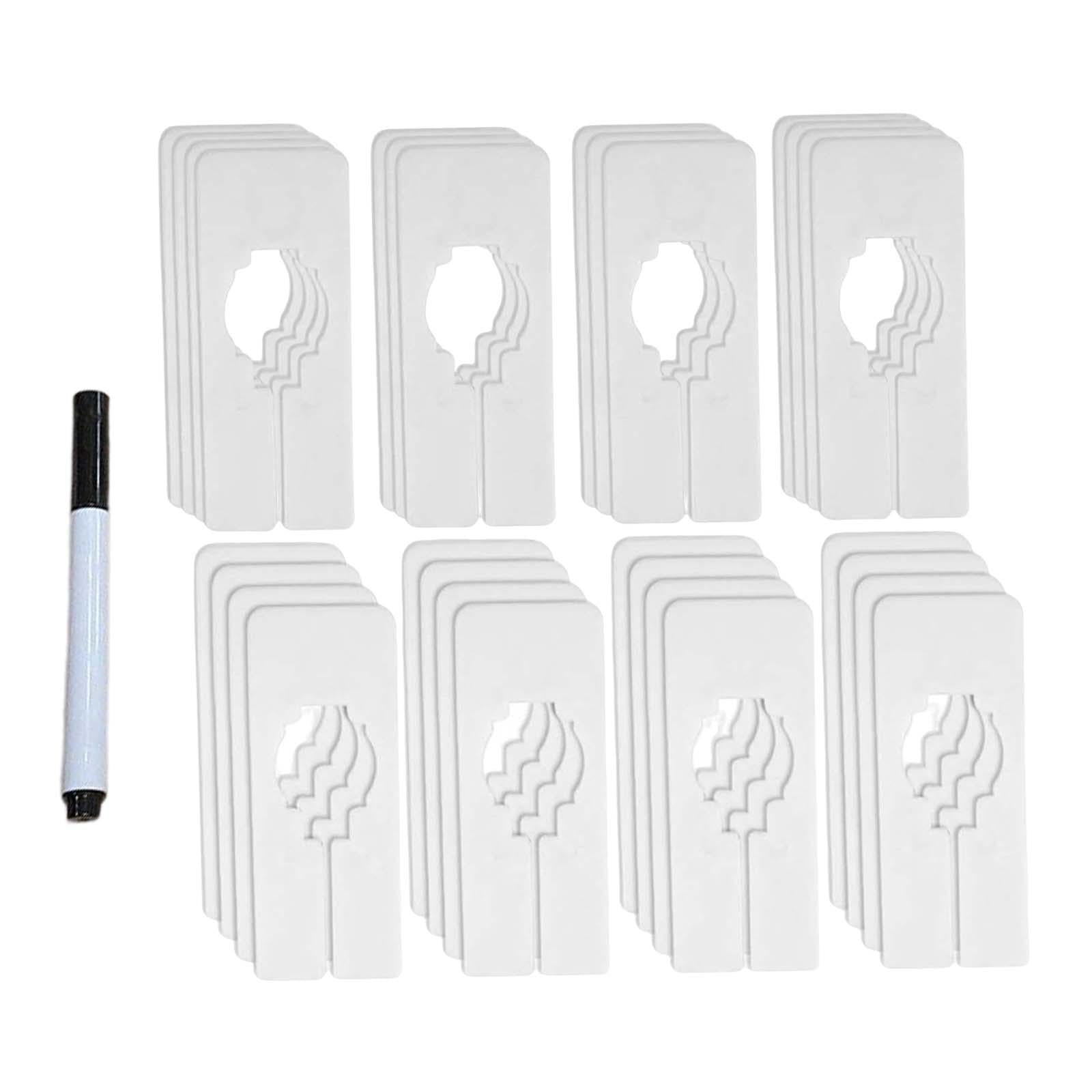 Bothyi - Separador De Separadores De Perchas De Ropa De 30 Piezas Con Marcador Para Clasificar El Color