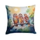thumbnail image 1 of Cojín Owls 14 X 14 Cm Para Interiores Y Exteriores, 1 of 6