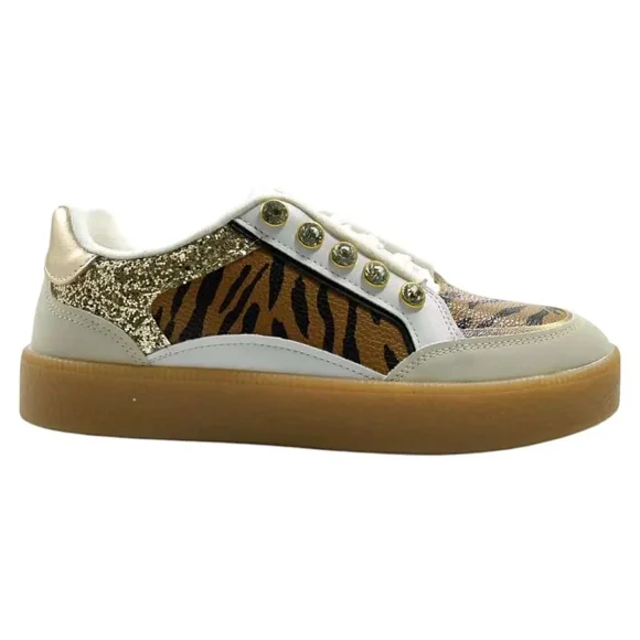 ZAPATILLA URBANA MUJER NP ZEB CAMEL VIZZANO