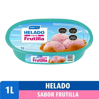 Helado Frutilla Pote 1 L Lider
