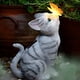 thumbnail image 2 of Figuras de jardín Gardenfans Cat Solar para exteriores con luces LED, 2 of 9
