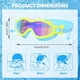 thumbnail image 2 of Gafas natación niños montura grande visión amplia antivaho impermeable correa ajustable, 2 of 7