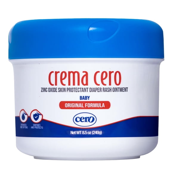 Crema para dermatitis del pañal CERO Crema Cero para bebé 250 ml con óxido de zinc