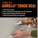 thumbnail image 4 of Sellador de silicona Gorilla multiusos, 300 ml, transparente (paquete de 1), 4 of 8