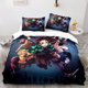 thumbnail image 1 of Anime 3D Demon Slayer Duvet Cover Teen Comforter Cover Set Super Soft Duvet Cover with Pillowcase, 1 of 3