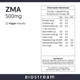 thumbnail image 2 of ZMA 500mg (Zinc, Magnesio, Vitamina B6) - 120 Caps | Biostream, 2 of 3