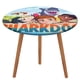 thumbnail image 1 of Sharkdog theme Fitted Round Tablecloths Elastic Edged Table Covers Waterproof Table Cloth For Kitchen Holiday Party Tables Decor 120cm, 1 of 6