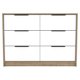 thumbnail image 2 of Cómoda Kaia 4 Cajones 2 Puertas Abatibles Miel - Blanco, 2 of 7