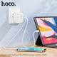 thumbnail image 3 of Cargador Doble USB-C Pd 35w Fast Charger + Cable Tipo C Hoco C110A, 3 of 5