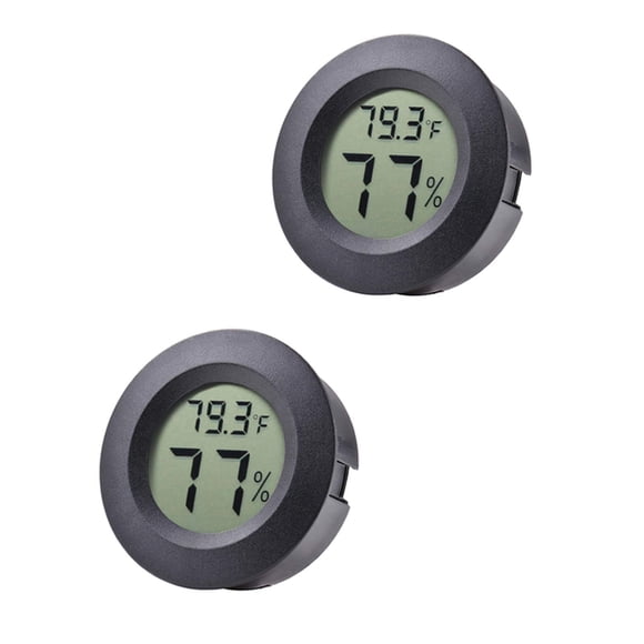 Termómetro higrómetro Veanic Mini, paquete de 2 monitores LCD