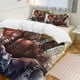 thumbnail image 1 of Black Panther Family Bed 3 Piece Set Personalized Bedding Decor for Kids And Teens Anime Student Dormitory Cover, 1 of 5