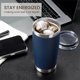 thumbnail image 4 of Vaso termo MEWAY 568 ml, pack de 8, azul marino, con tapa y pajilla, 4 of 9