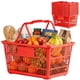 thumbnail image 1 of Pack X5 Cesta Plastica Eoland Supermercado Roja Reforzada Asa Doble 22 Litros, 1 of 4