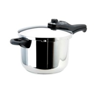 Olla A Presión 6Lt Acero Inoxidable 22X23Cm Tempo Lacor