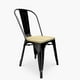 thumbnail image 3 of Pack Silla Tolix Asiento Madera x4 Negro, 3 of 6
