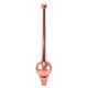 thumbnail image 1 of Finial Dalvento Bostonian, pequeño, cobre pulido, 24 x 5 cm, 1 of 2