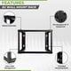 thumbnail image 2 of Rack para Servidor NavePoint 6U 19" Marco Abierto Profundidad 41 cm Negro, 2 of 7