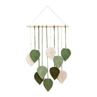 Magideal - Macramé Para Colgar En La Pared, Decoración De Pared, Telón De Fondo, Tapiz Tejido De Algodón, Tapiz Bohemio, Macramé Para Regalos, Inauguración De La Verde