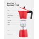 thumbnail image 4 of Cafetera espresso Yabano de 9 tazas, moka italiana para cocina, 4 of 6