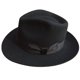 thumbnail image 4 of Sombrero Fedora Hanshow de Lana Negra 57 cm, 4 of 9