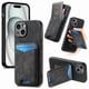 thumbnail image 1 of Funda Billetera con Soporte para iPhone 15 Plus Protector Delgado Negro, 1 of 6