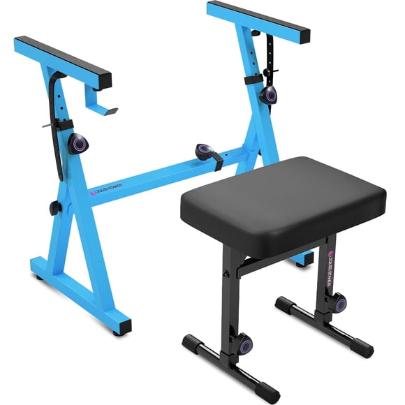 Set Ajustable de Soporte y Banco para Piano Liquid Stands